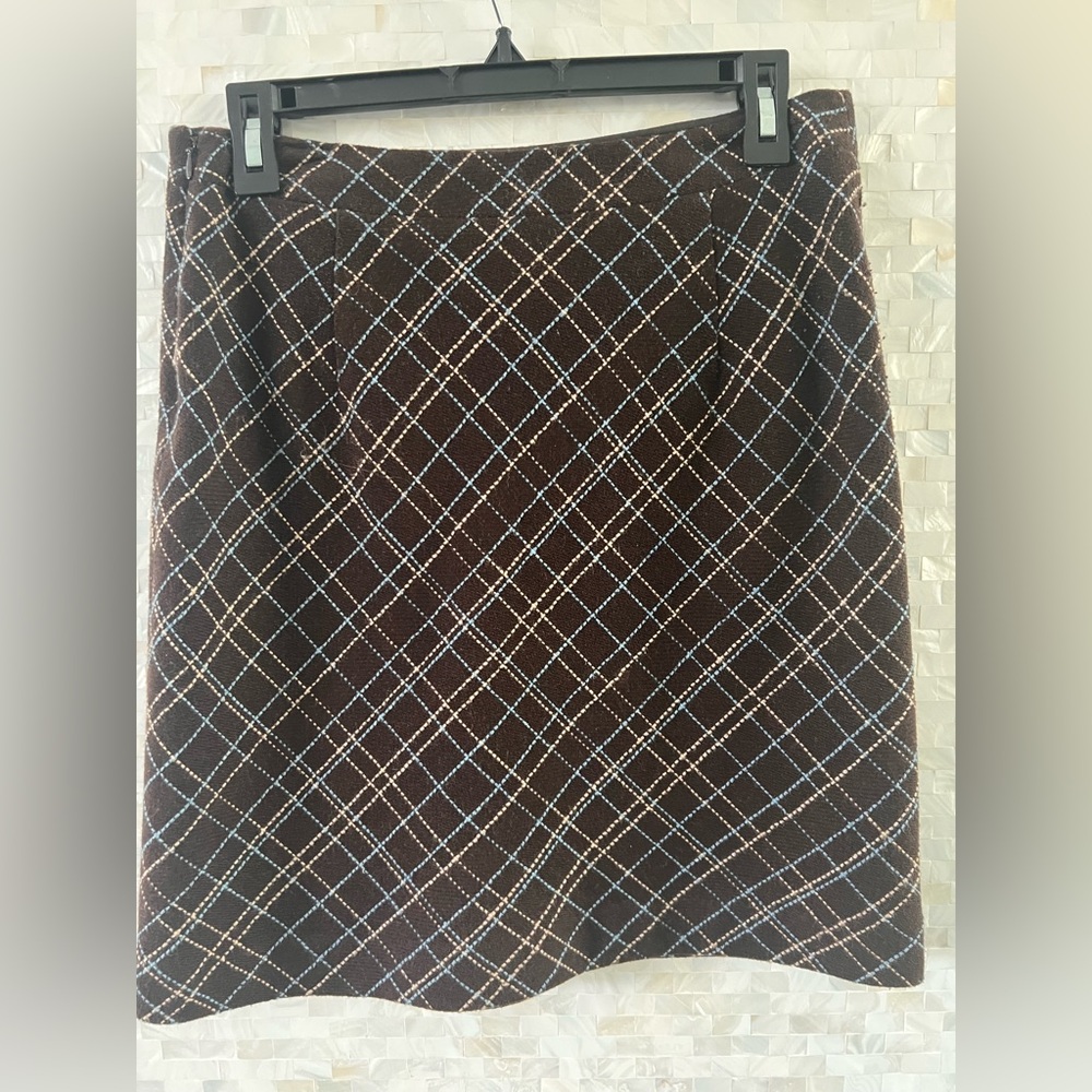 American Eagle Outfitters lined poly/wool skirt